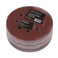 PAPIER ŚCIERNY KRĄŻEK RZEP 125MM OTWORY DO SZLIFIERKI P80 50SZT. KD11809