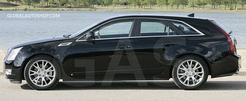 Cadillac CTS Wagon - Listwy CHROM na drzwi boczne dekoracyjne chromowane na Arena.pl