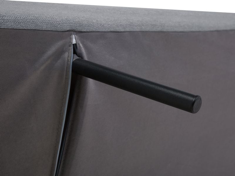 Sofa rozkładana jasnoszara INGARO zdjęcie 7