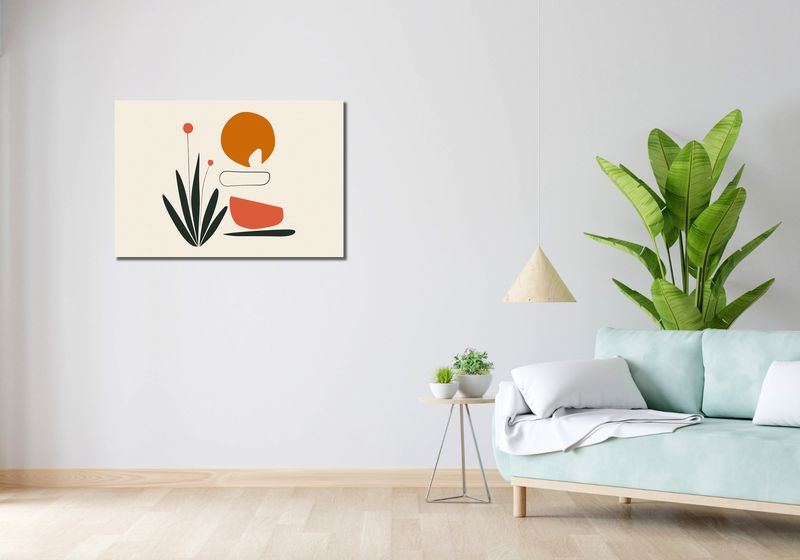 Obraz 90x60cm Abstrakcyjny Zen zdjęcie 2