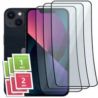 3x SZKŁO HYBRYDOWE DO IPHONE 13 / 13 PRO NA CAŁY EKRAN CERAMICZNE 9D