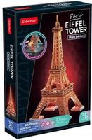 PUZZLE 3D LED - CUBIC FUN - 51 el. wersja nocna PARYŻ - WIEŻA EIFFLA
