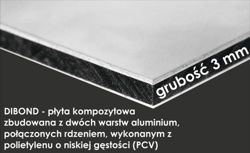 Tabliczka Tablica piętrowa dibond 30x20 cm NUMER POKOJI POZIOMU na Arena.pl