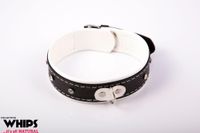 Wiązania - Obroża Damska 4 Cm, Biała