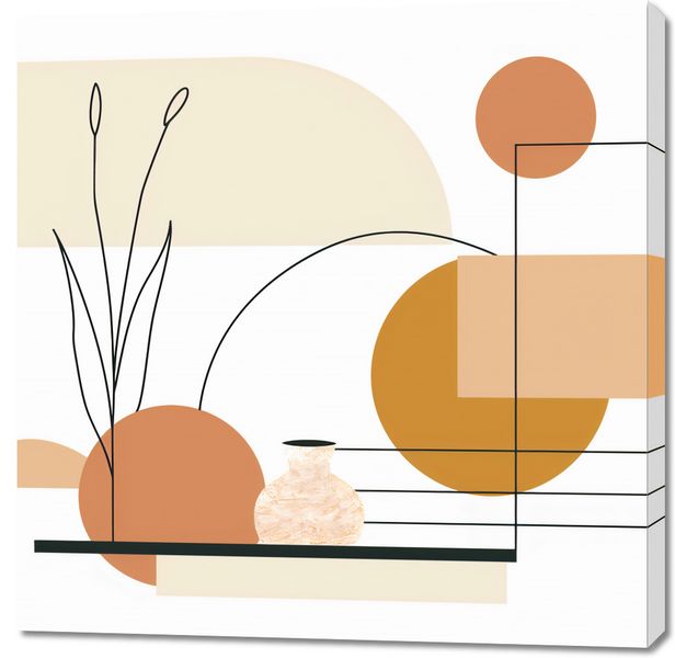 Obraz 100x100cm Terrakotowy Krzyk zdjęcie 1