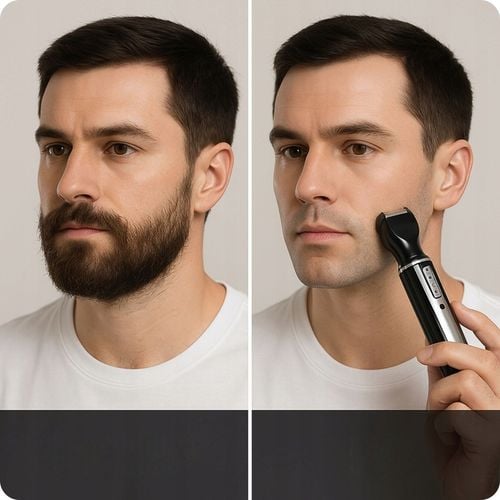 TRYMER GOLARKA DO NOSA USZU GOLENIE BRODY WŁOSÓW ZAROSTU 4w1 MOCNY na Arena.pl