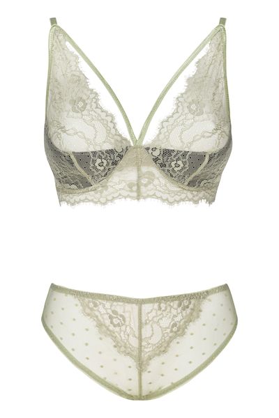 Zmysłowy komplet Pine Khaki rozmiar - S/M zdjęcie 5