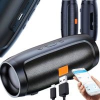 Głośnik przenośny na Bluetooth czarny z radiem mały dobry mocny duża moc