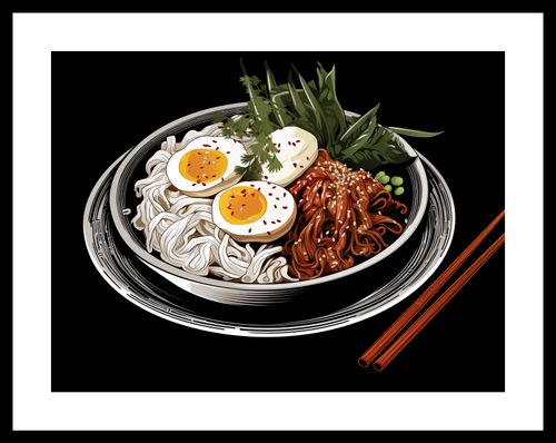 Plakat 40x30cm Ramen w Sztuce na Arena.pl