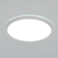 PLAFON LED LAMPA SUFITOWA BIAŁY NOWOCZESNA DO SALONU OKRĄGŁY IP40 24W 6500K
