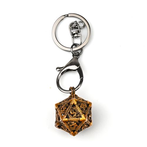 Pojemnik na Kości | 4 cm | Metal | Brelok Kości | Dungeons and Dragons na Arena.pl