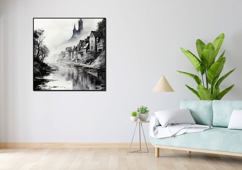 Plakat 100x100cm Mglisty Refleks na Arena.pl