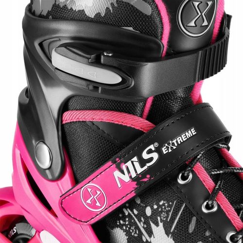 Łyżworolki Rolki Regulowane Rekreacyjne Kauczukowe Kółka Dziewczęce 39-42 na Arena.pl