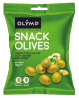 OLYMP Przekąska z oliwek Chalkidiki z imbirem i ziołami 70 g