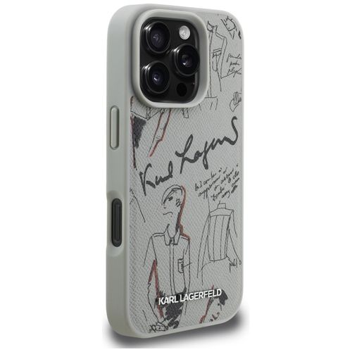 etui karl lagerfeld grained pattern &    logo magsafe do iphone 16 na Arena.pl