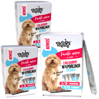 KARMA DLA PSA – MOKRA KARMA SASZETKI MIX SMAKÓW ZESTAW XXL 12x500g | TUFTUF