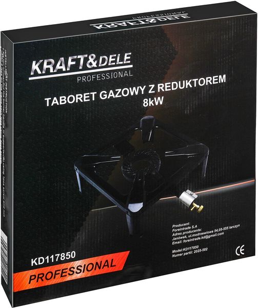 taboret gazowy 8kw kd117850 zdjęcie 12