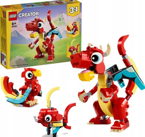 31145 - LEGO Creator - Czerwony smok na Arena.pl