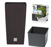 Doniczka samonawadniająca RATO DRTS325S | Umbra, Wymiary 32.5x32.5x61 cm, Prosperplast