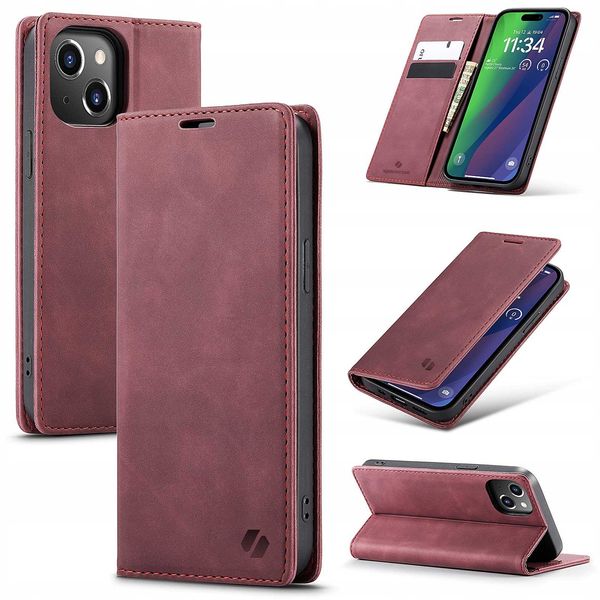 Spacecase Wallet Iphone 15 Red zdjęcie 11