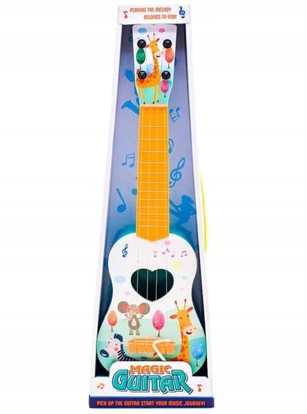 GITARA DLA DZIECI DUŻA 43CM UKULELE GRA INSTRUMENT zdjęcie 8