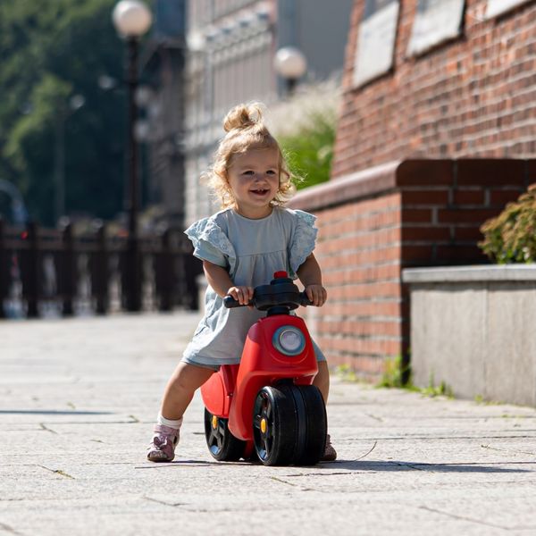 FALK Jeździk Scooter Strada Scooter Czerwony Ciche Opony od 1 Roku zdjęcie 7