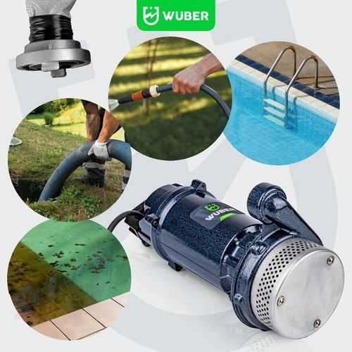 POMPA DO WODY CZYSTEJ BRUDNEJ ŚCIEKÓW SZAMBA Z SITKIEM ZANURZENIOWA 1" na Arena.pl