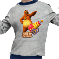 Piżama dziecięca Grizzy i Lemingi