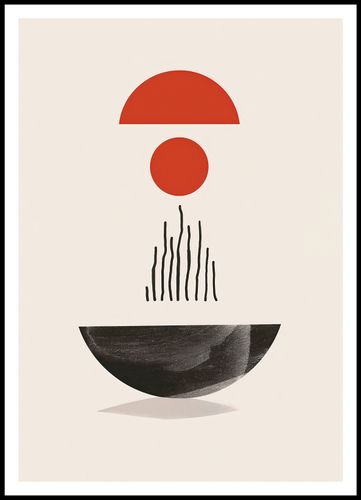 Plakat 70x100cm Półokrągła Forma na Arena.pl