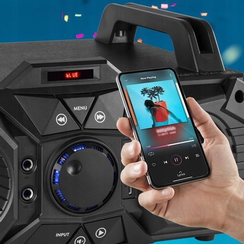 Głośnik bluetooth BOOMBOX BT SD USB AUX akumulator na Arena.pl