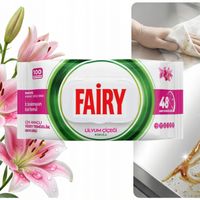 FAIRY Chusteczki Czyszczące LILIA Uniwersalne Antybakteryjne 100 szt.