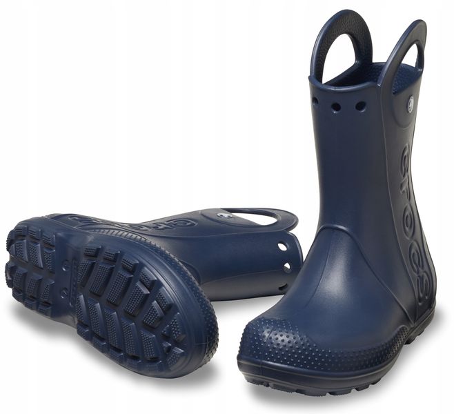 Crocs Dziecięce Lekkie Kalosze Gumowce Handlle Rain 211056 Boot 25-26 zdjęcie 2