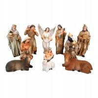 Szopka Bożonarodzeniowa- 16,5 cm- Figurki do Szopki - 11 elementów