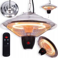 Promiennik grzejnik tarasowy 1500W z pilotem 24h