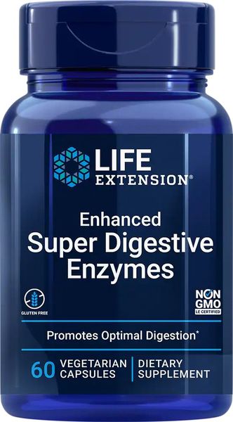 LIFE EXTENSION Enhanced Super Digestive Enzymes (60 kaps.) zdjęcie 1
