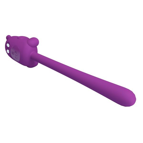 Cute Bear, Flirting Stick, 7 Vibration Functions, Magnetic Usb Charging zdjęcie 7