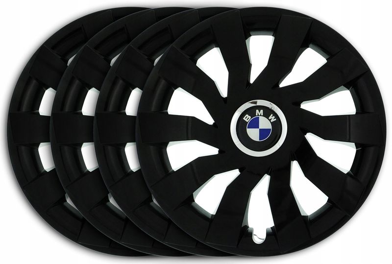 KOŁPAKI 15 BMW E87 F20 E46 E90 E36 F30 CZARNE CLC zdjęcie 1