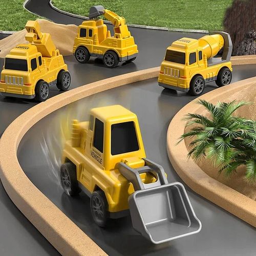 SAMOCHODY BUDOWLANE DLA DZIECI ZESTAW AUT TIR KOPARKA BETONIARKA ZABAWKA na Arena.pl