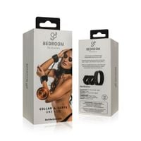 bedroom fantasies - collar & wrist cuffs black