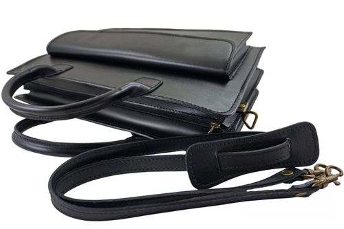 Damska teczka aktówka A4 - Czarna na Arena.pl