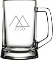 Kufle z grawerem reklama logo TRWAŁOŚĆ 50 sztuk