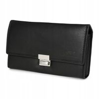 Portfel kelnerski skórzany pojemny duży czarny skóra naturalna XL Beltimore