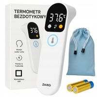 TERMOMETR BEZDOTYKOWY LEKARSKI PODCZERWIEŃ ELEKTRONICZNY LASEROWY DO CIAŁA