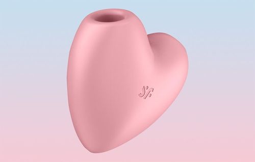 SATISFYER CUTIE HEART MASAŻER ŁECHTACZKI WIBRATOR BEZDOTYKOWY 12 TRYBÓW na Arena.pl