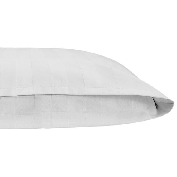 Poszewka hotelowa na zakładkę PASY 2cm biała/50x60 zdjęcie 2