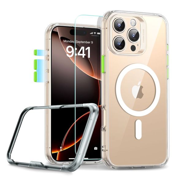 esr classic pro set halolock magsafe iphone 16 pro max clear zdjęcie 1