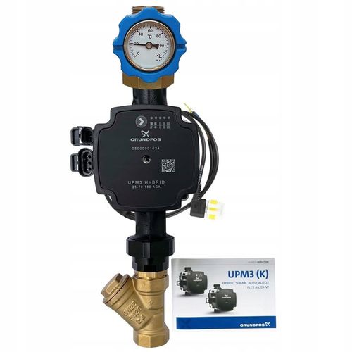 POMPA OBIEGOWA ELEKTRONICZNA ENERGOOSZCZĘDNA GRUNDFOS UPM3 25-70/180 na Arena.pl