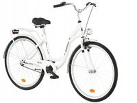 Rower miejski INDIANA Moena S1B 28 cali damski Biały
