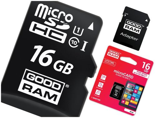 GOODRAM KARTA MICROSD 16GB MICRO CL10 + ADAPTER SD na Arena.pl