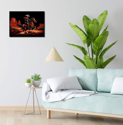 Plakat 55x40cm Galop przez Prerię na Arena.pl